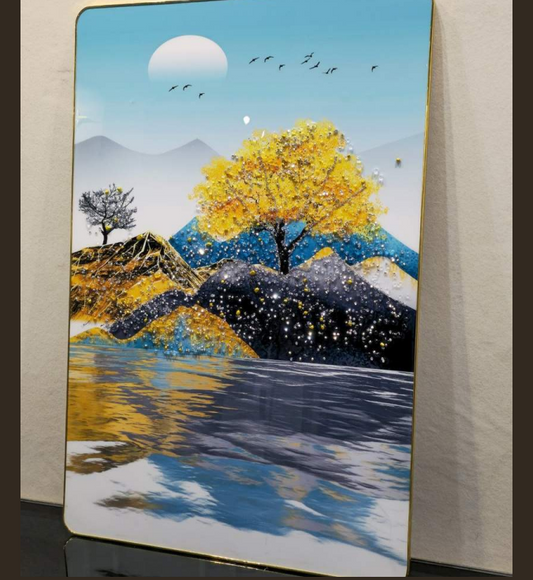 Nature crystal Painting - A Sparkling Masterpiece