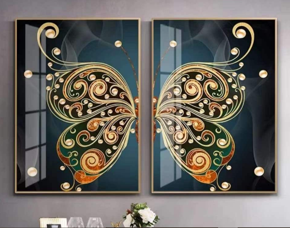 Butterfly Crystal Wall Decor – A Mesmerizing Blend of Art and Elegance