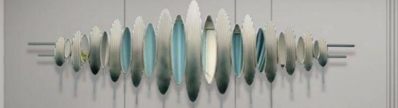 Ocean Waves - Abstract Metal Wall Sculpture