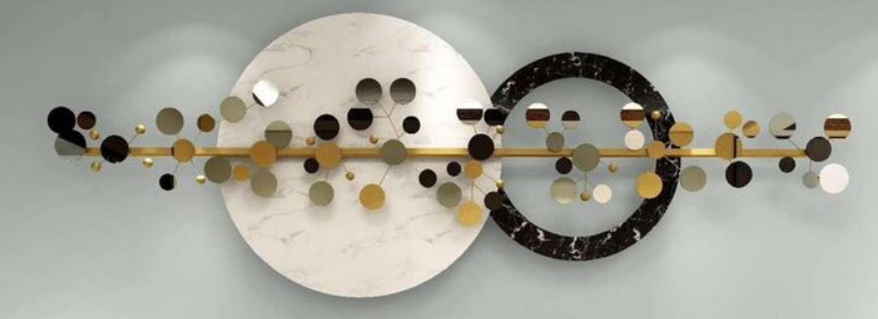 Celestial Constellation - Modern Abstract Metal Wall Sculpture