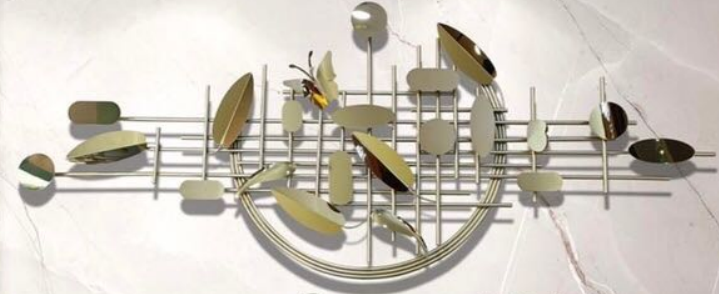 Nature's Symphony - Abstract Metal Wall Sculpture