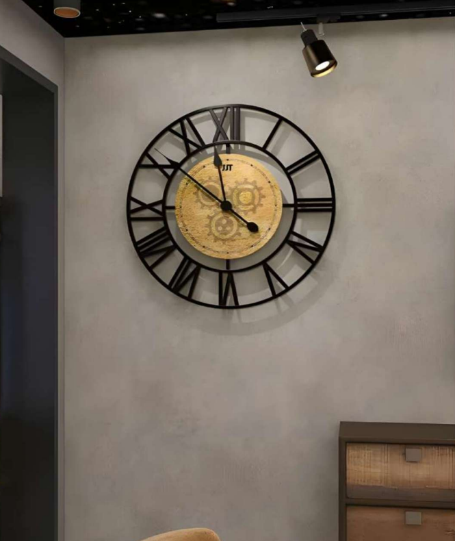 Industrial Timepiece - Vintage Inspired Wall Clock