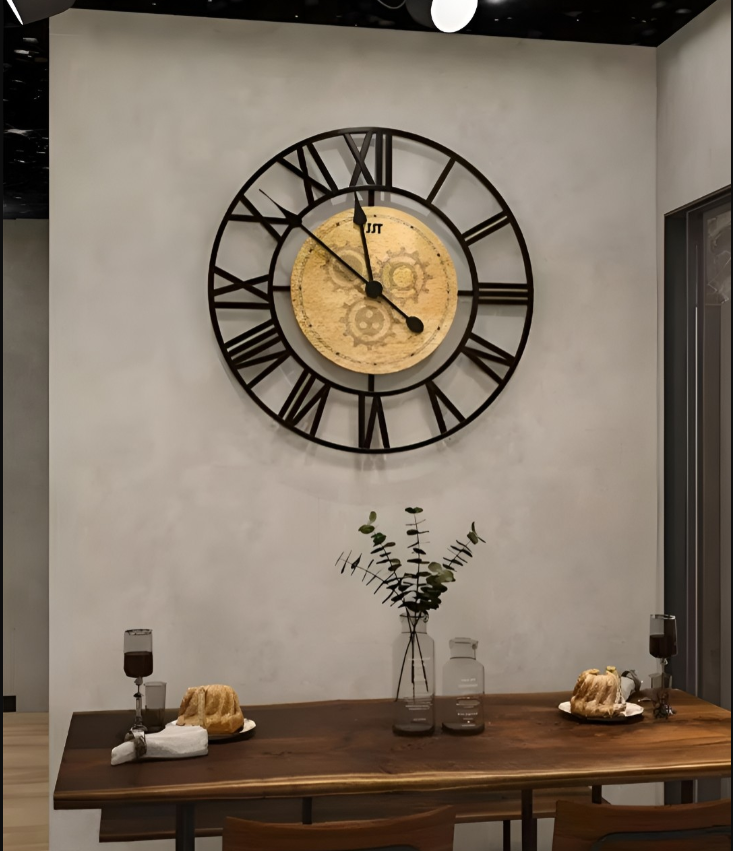 Industrial Timepiece - Vintage Inspired Wall Clock