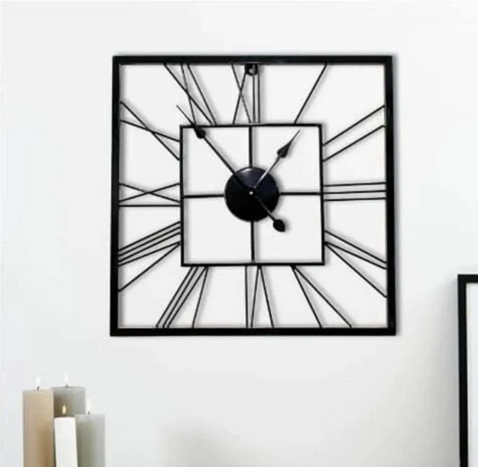 Square Elegance - Modern Minimalist Wall Clock