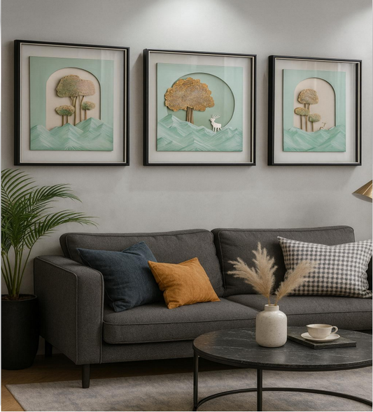 Forest Tranquility – 3 Piece Luxury Wall Decor Set