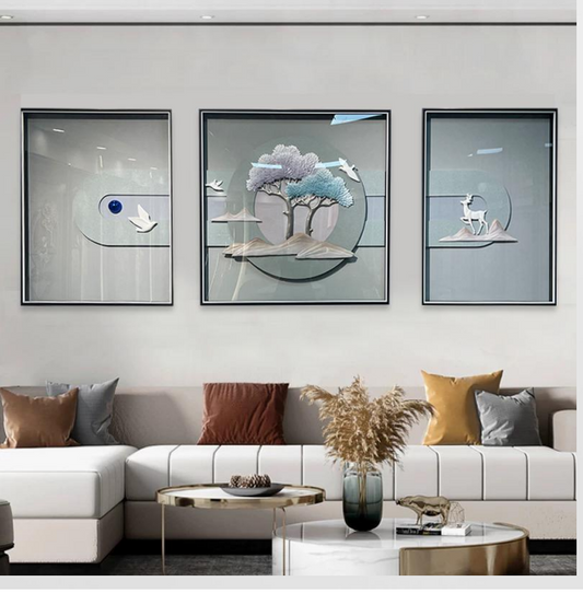 Whispering Woods – 3 Piece Luxury Wall Decor Set