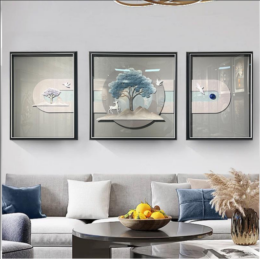 Tranquil Forest – 3 Piece Luxury Wall Decor Set