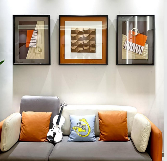 Contemporary Waves – 3 Piece Luxury Wall Decor Set