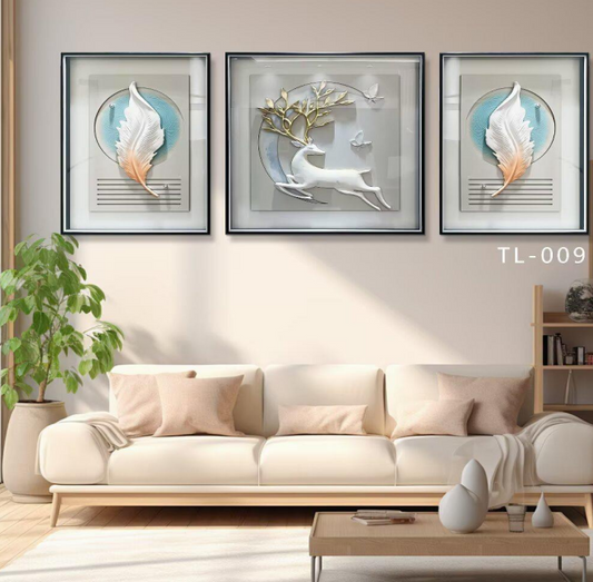 Graceful Spirit – 3 Piece Luxury Wall Decor Set