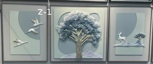Majestic Harmony – 3 Piece Luxury Wall Decor Set