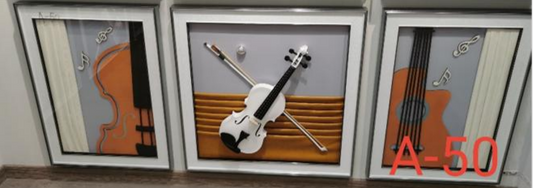 Symphony of Strings – 3 Piece Luxury Wall Decor Set