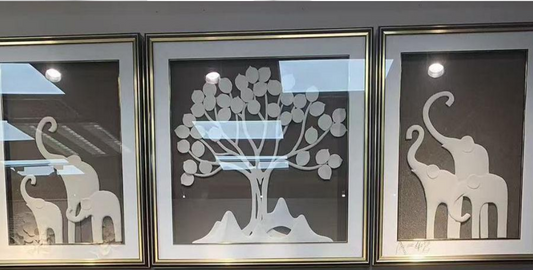 Majestic Harmony – 3 Piece Luxury Wall Decor Set