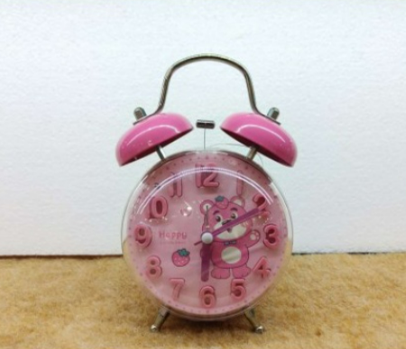 Whimsical 3D Character Twin-Bell Alarm Clock – Kids' Dream Collec