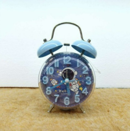 Whimsical 3D Character Twin-Bell Alarm Clock – Kids' Dream Collec