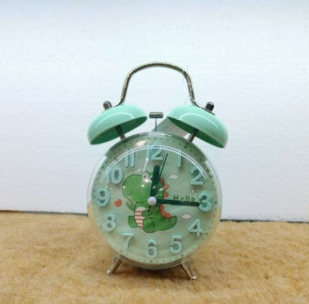 Whimsical 3D Character Twin-Bell Alarm Clock – Kids' Dream Collec