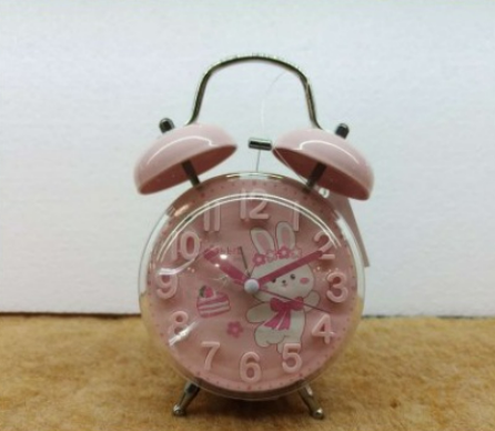 Whimsical 3D Character Twin-Bell Alarm Clock – Kids' Dream Collec