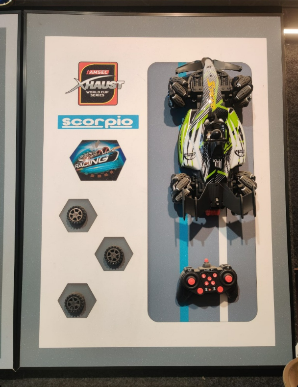 Scorpio X-Haust World Cup Series 3D Shadow Box – Ultimate Racing Collector’s