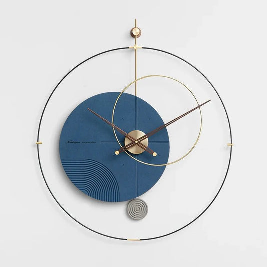 Heliocentric Wall Clock: A Cosmic Tribute to Your Universe 32 x 36 Inch