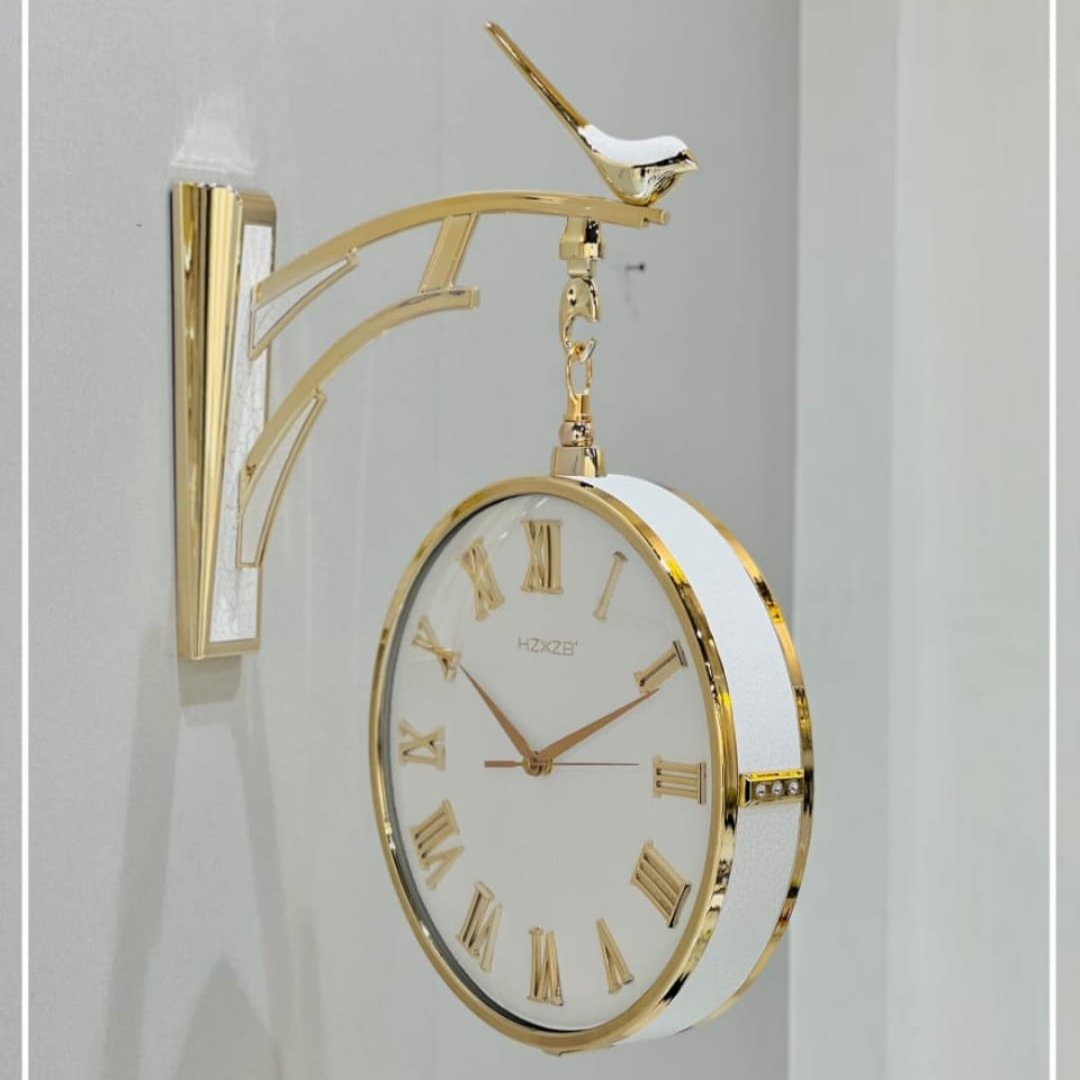 Sparrow Retro Station Clock with Timeless Charm