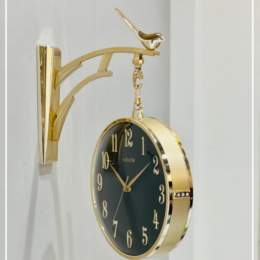 Sparrow Retro Station Clock with Timeless Charm