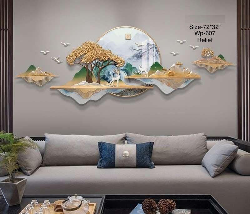 Whispers of the Meadow – Captivating 3D Wall Art