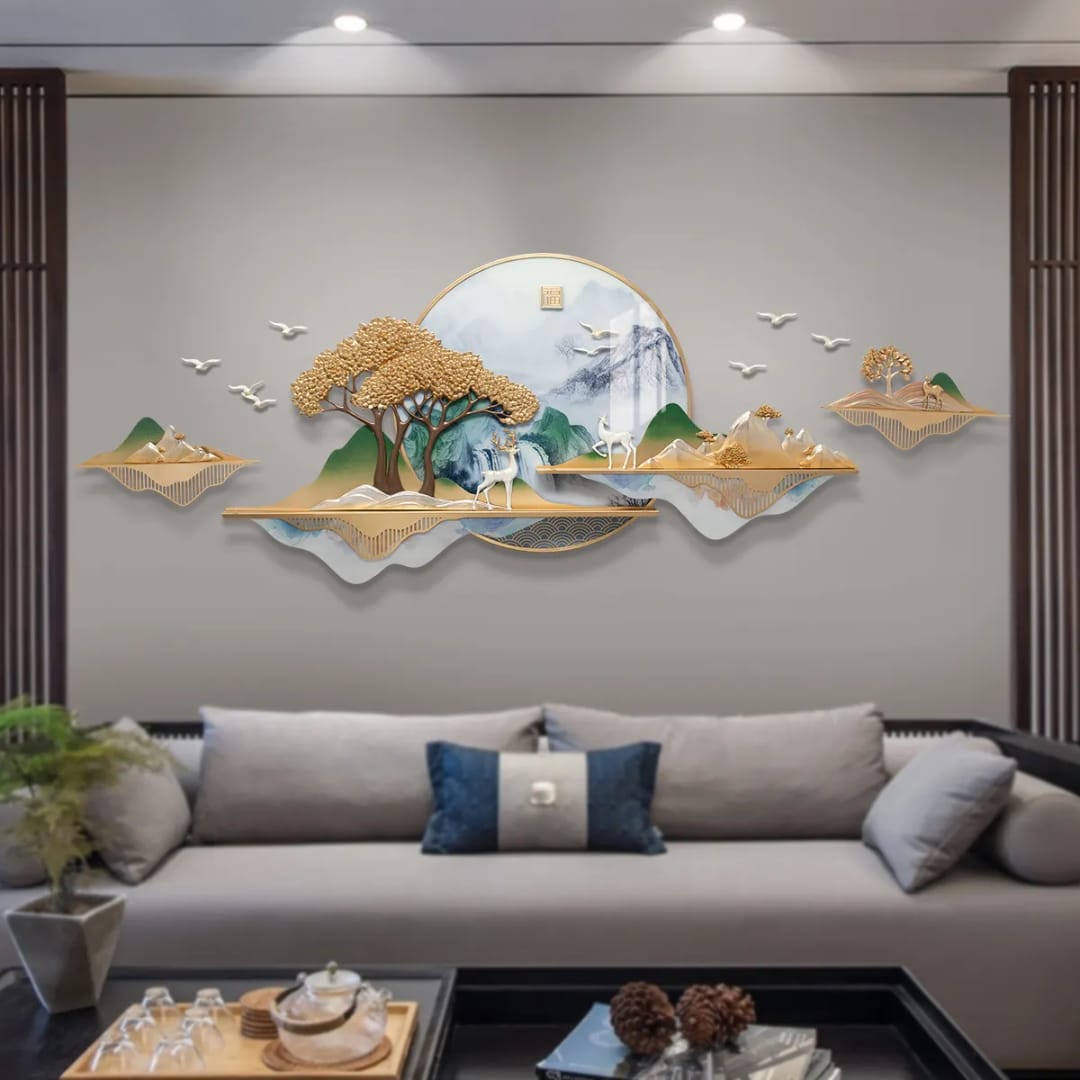 Whispers of the Meadow – Captivating 3D Wall Art