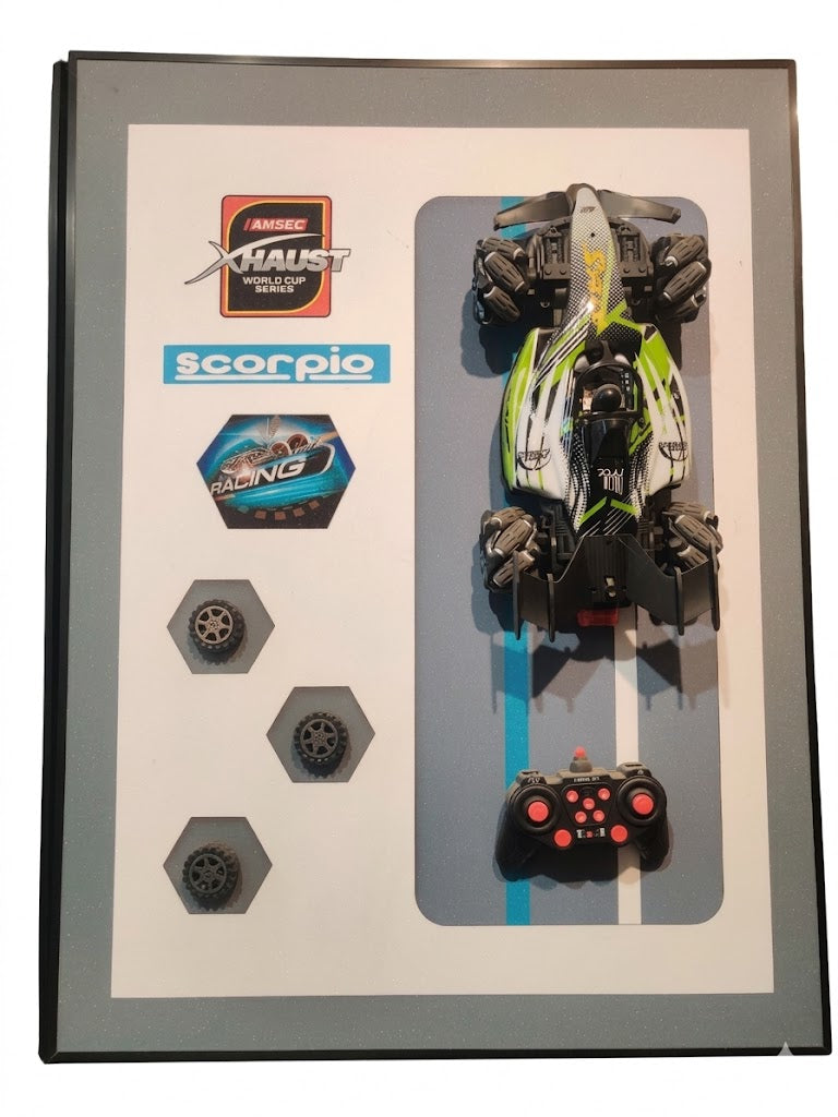 Scorpio X-Haust World Cup Series 3D Shadow Box – Ultimate Racing Collector’s