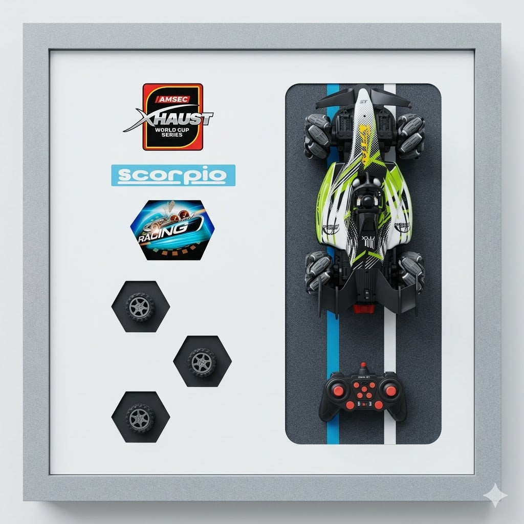 Scorpio X-Haust World Cup Series 3D Shadow Box – Ultimate Racing Collector’s