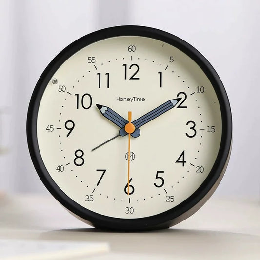 Urban Minimalist Tabletop Clock – High-Contrast Series