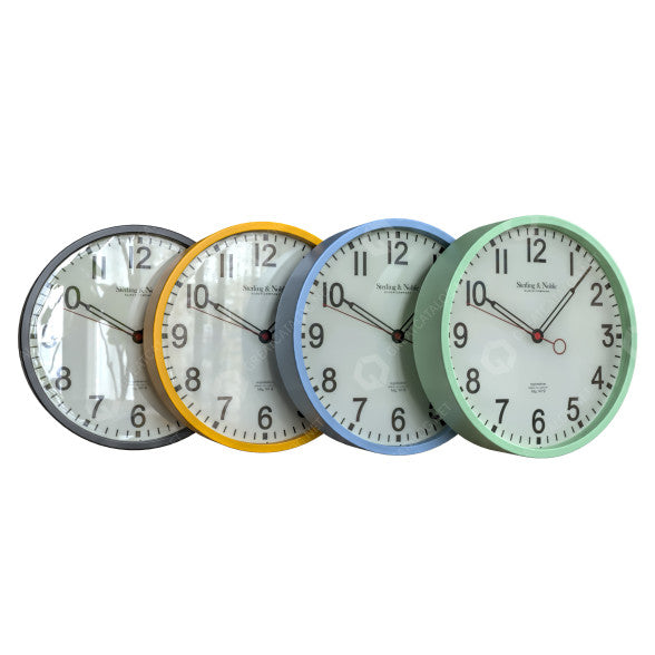 Vibrant Pastel Tabletop Alarm Clocks – Modern Minimalist Collecti