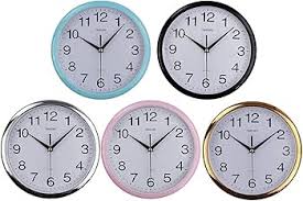Vibrant Pastel Tabletop Alarm Clocks – Modern Minimalist Collecti