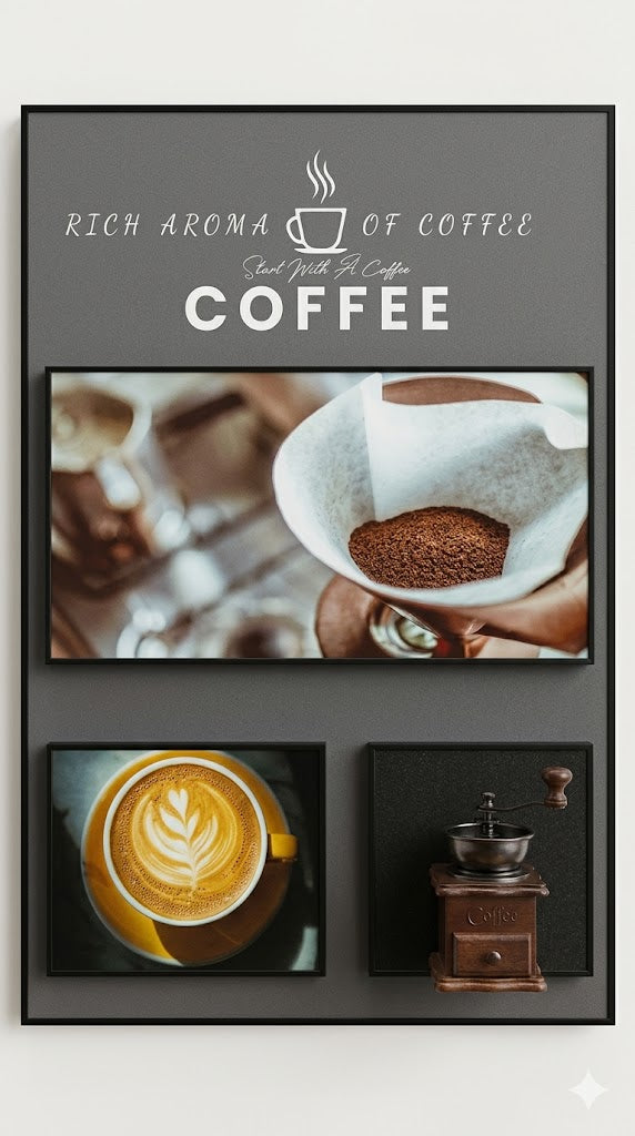 Rich Aroma Coffee Experience 3D Shadow Box – Artisan Cafe Collector’s Frame - view 2