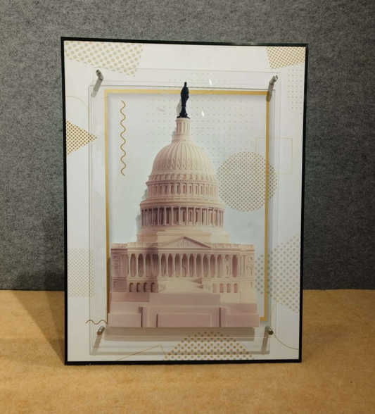 Capitol Vista: Modern Architectural Wall Art