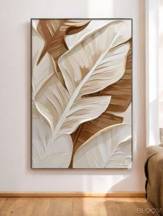 Tropical Harmony - 3D Textured Handcrafted Wall Art