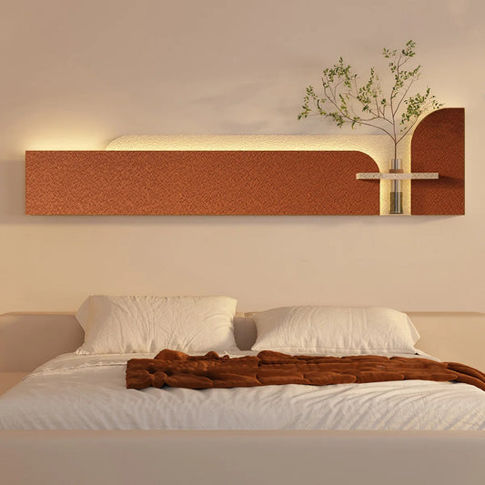 Desert Horizon - Modern Illuminated Wall Art with Integrated Planter