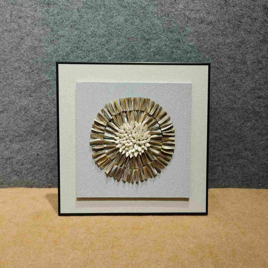 Sunburst Texture: Organic Radial Wall Art