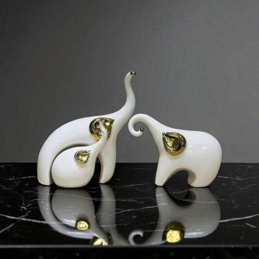 Ceramic Elephant Figurines - A Symbol of Luck and Wisdom