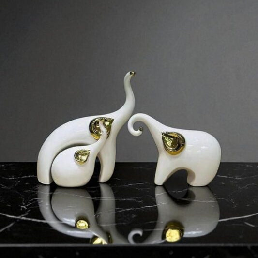 Ceramic Elephant Figurines - A Symbol of Luck and Wisdom