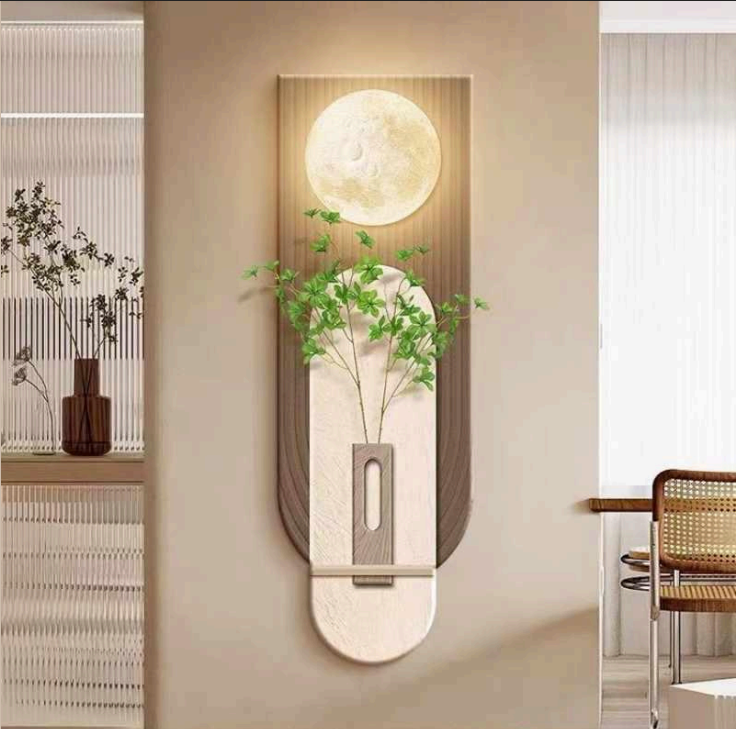 Celestial Grove - Illuminated Modern Wall Art