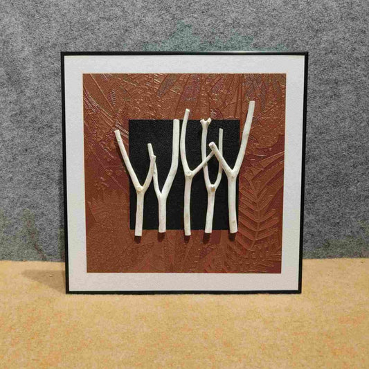 Abstract Branches: Textured Organic Wall Art