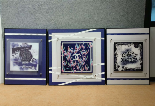 Couture Collage Triptych: Designer-Inspired Wall Art Set