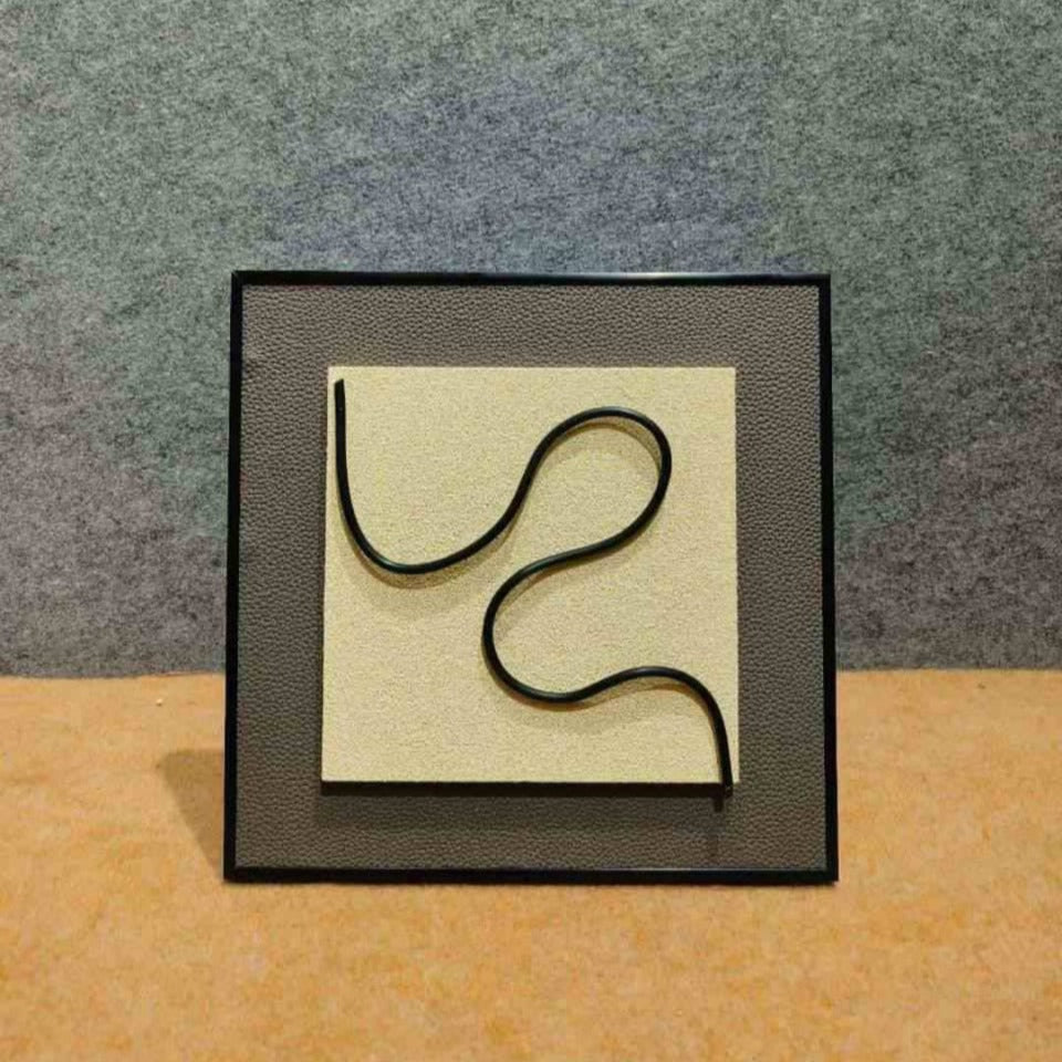 Abstract Line: Textured Minimalist Wall Art