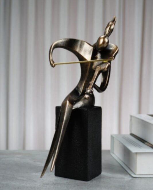 Abstract Musician Statue - Modern Artistic Sculpture
