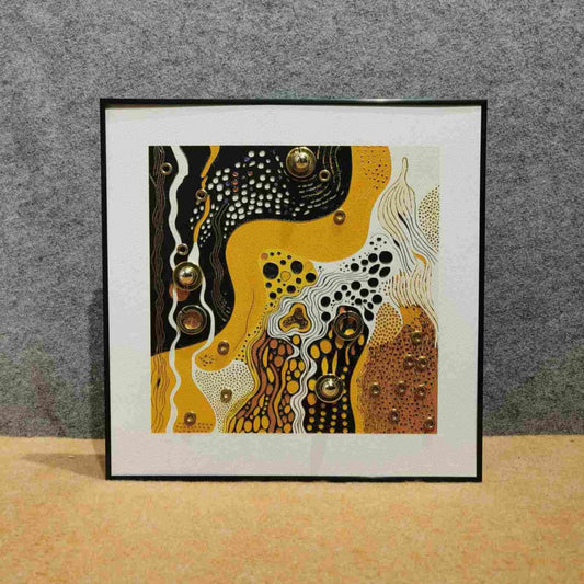 Organic Chaos: Textured Abstract Wall Art
