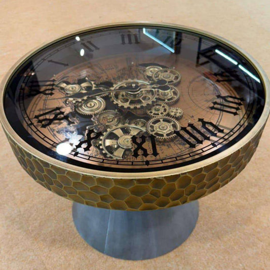 "Time Capsule" Steampunk Accent Table