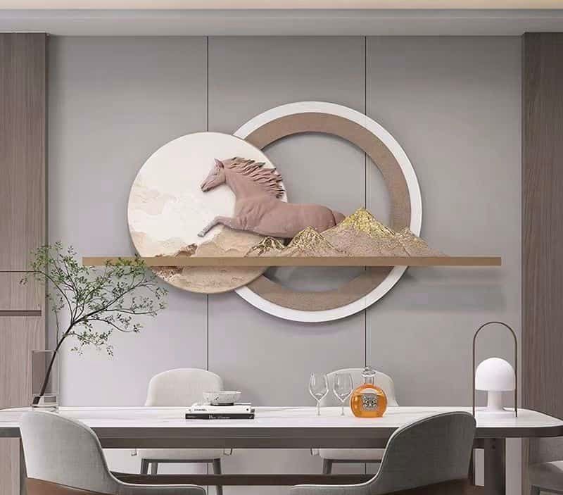 Tranquil Forest Lumina: LED Wall Art with Nature Scene