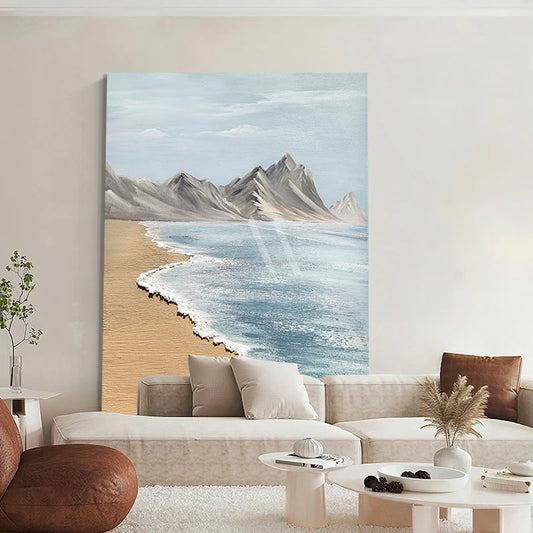 Serene Foliage - 3D Textured Handcrafted Wall Art