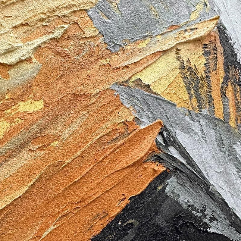 Majestic Peak 3D Textured Handcrafted Landscape Painting