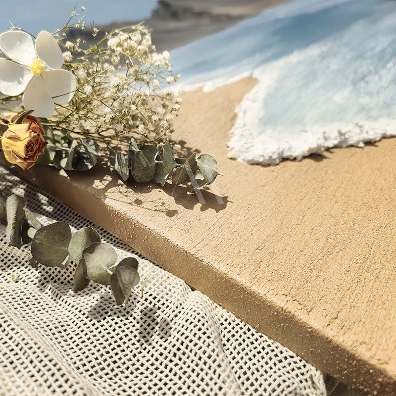 Serene Foliage - 3D Textured Handcrafted Wall Art
