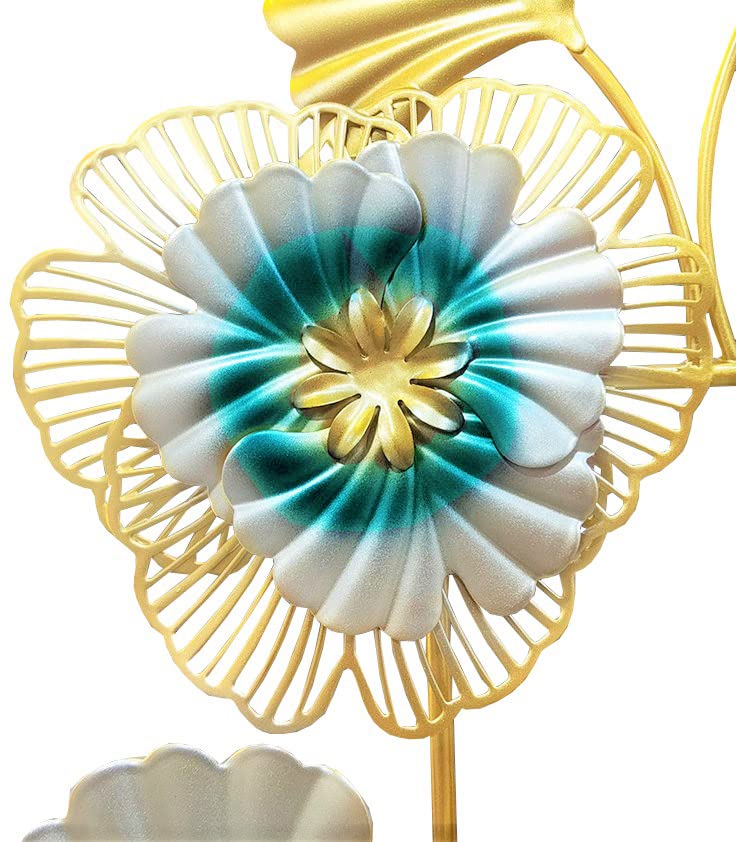 Premium Golden Peacock & Floral Wall Clock – Elegant and Modern Statement Piece